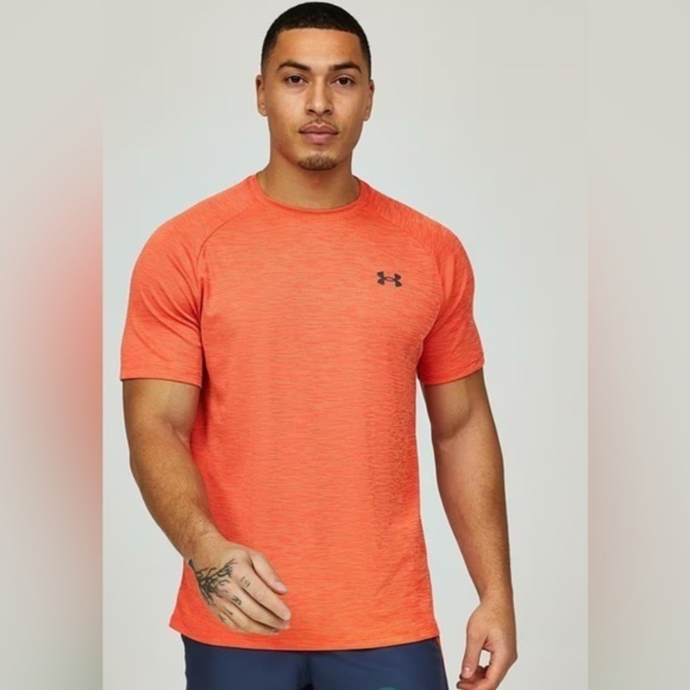 Under Armour UA Tech Textured Short Sleeved T-Shirt
Orange Short Sleeve Tee